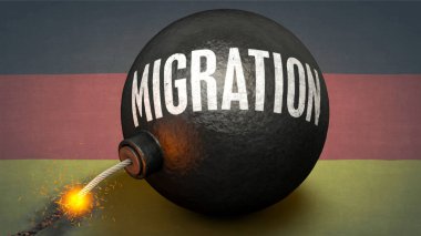 Saatli bomba olarak Almanya 'ya göç