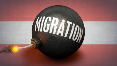 Saatli bomba olarak Avusturya 'ya göç