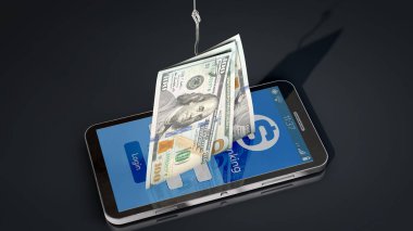 Çevrimiçi bankacılık dolandırıcılığı, Amerikan Doları faturaları