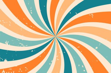 Vektör klasik antika yan ışın arkaplanı