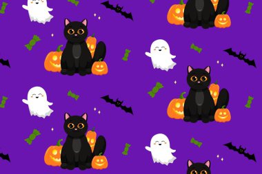 Mutlu Cadılar Bayramı kutlamaları için düz arkaplan