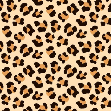 Leopar desenleri, hayvan desenli deri ve kürk. Leopar benekli vektör tasarımı