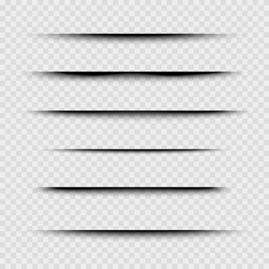  Web İçeriği için Yatay Çizgi Gölgeli Bırakma Efektleri. Bölümleri, kartları ve başlıkları ayırmak için bir dizi yatay çizgi gölgesi. Kullanıcı arayüzü düzenine ince bir yapı ekler.