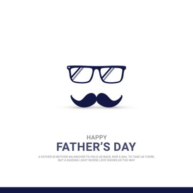Mutlu babalar günü tipografi tasarımı. Tercümesi: 