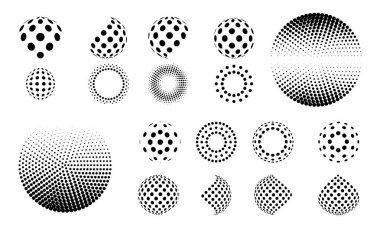Nokta arkaplan. Yarı ton dokusu, eğim deseni, yarım ton fotokopi alanı olan duvar kağıdı, nokta solgunluk vektör illüstrasyonuName