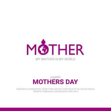 Anneler Günün kutlu olsun, Sosyal medya tasarımı. 3B illüstrasyon.