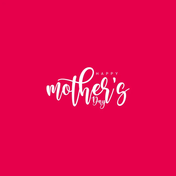 Happy Mother Day May Mother Day Typography Design — Stock Vector