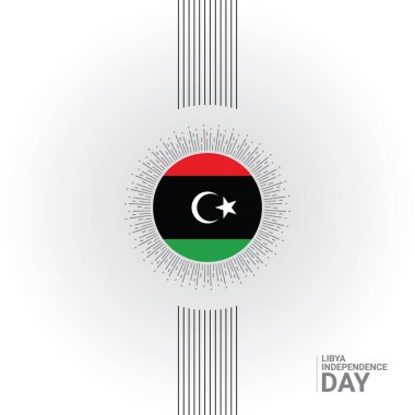 Independence Day of Libya vector illustration. December 24, Suitable for greeting cards, poster, and banners. clipart