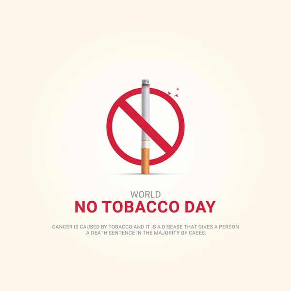 stock vector World No Tobacco Day. Creative design idea for poster, banner vector art