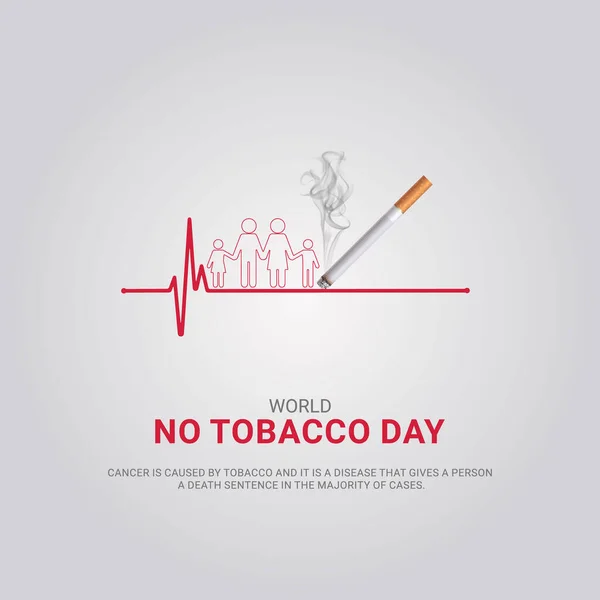 stock vector World No Tobacco Day. Creative design idea for poster, banner vector art