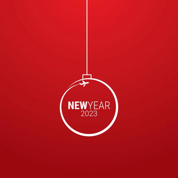2023 年新的一年快乐 — 图库矢量图片