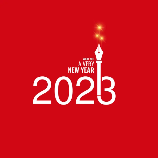 Gelukkig Nieuwjaar 2023 — Stockvector
