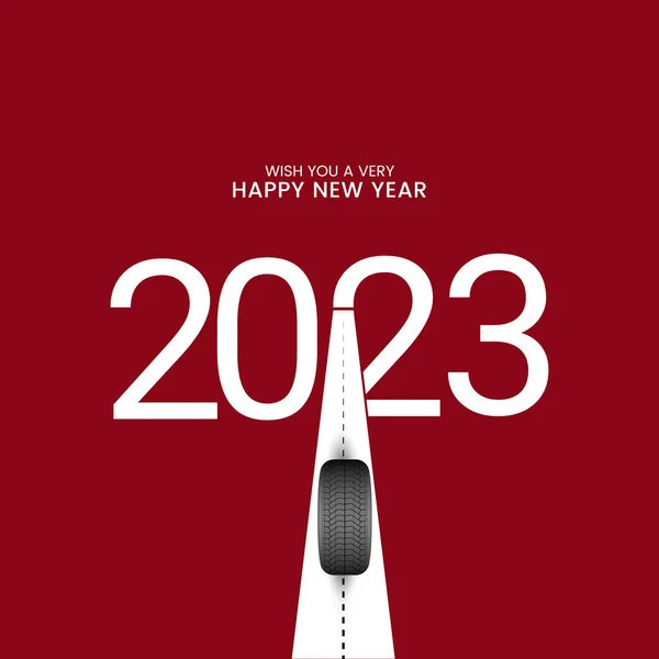 Gelukkig Nieuwjaar 2023 — Stockvector