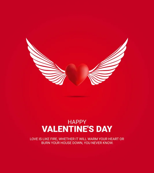 Happy Valentine Day Illustration — Stockfoto