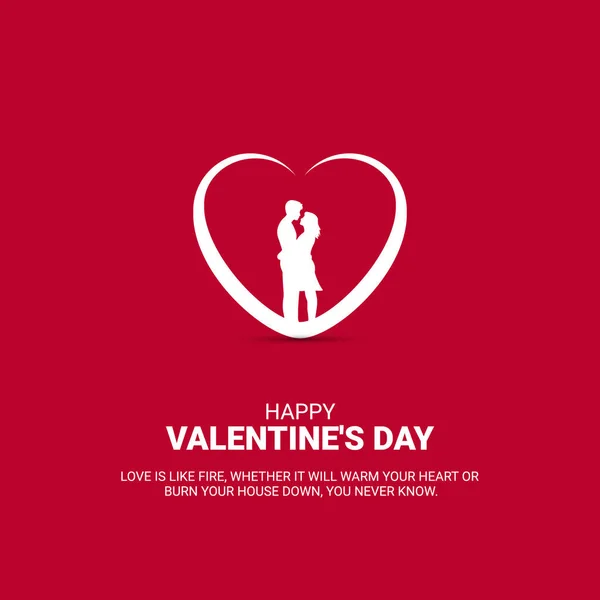 Sevgililer Günün Kutlu Olsun Afiş Poster Vektör Illüstrasyonu Için Tasarım — Stok Vektör