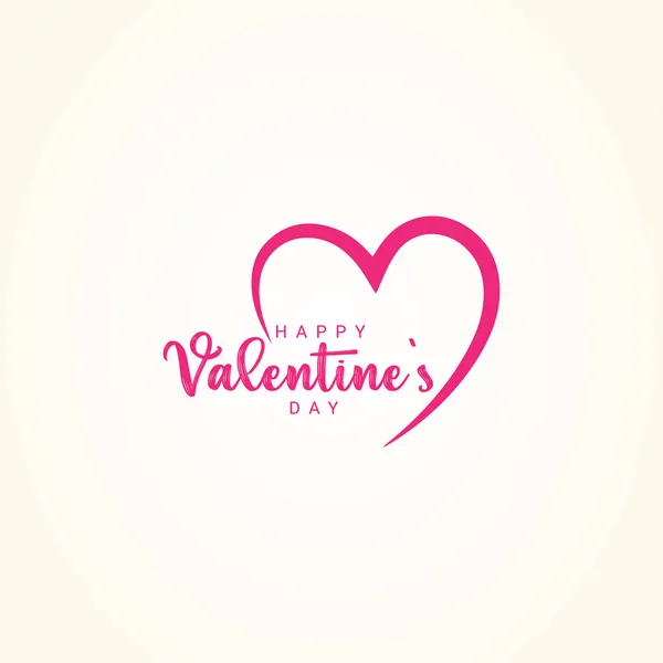 Днем Святого Валентина Дизайн Знаменника Плаката Векторного Зображення — стоковий вектор