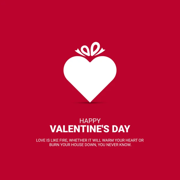 Happy Valentine Day Design Für Banner Poster Und Vektorillustration — Stockvektor