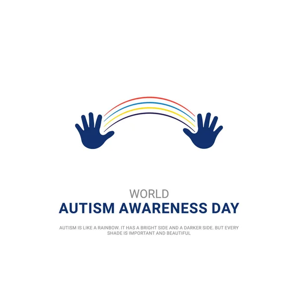 stock vector World autism awareness day creative design for banner poster vector art