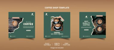 Special Delicious Coffee Social Media post, Coffee Social Media Post Template, Coffee Shop Social Media Template
