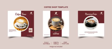 Special Delicious Coffee Social Media post, Coffee Social Media Post Template, Coffee Shop Social Media Template