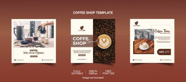 Special Delicious Coffee Social Media post, Coffee Social Media Post Template, Coffee Shop Social Media Template