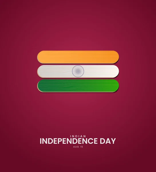 День Незалежності Індії Ілюстрація — стокове фото