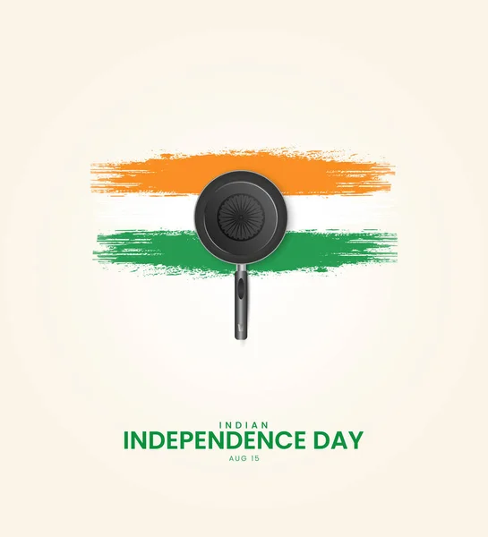 Indischer Unabhängigkeitstag Illustration — Stockfoto