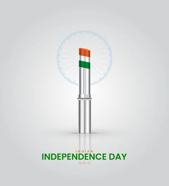 Dia Independência Índia Ilustração —  Vetores de Stock