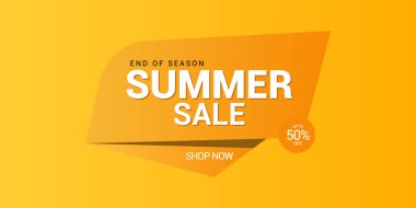 Yaz indirimi. Renkli bir geçmiş. Yaz indirimi yaratıcı reklamları. Pankart için yaz indirimi tasarımı, poster 3D İllüstrasyon