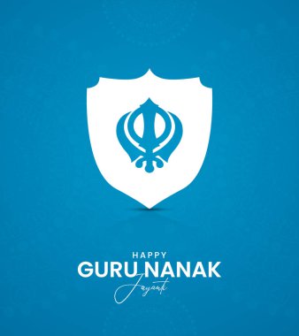 Guru Nanak Jayanti. Mutlu Guru Nanak Jayanti. Sosyal medya için yaratıcı reklamlar.