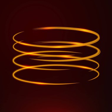 Neon ışıklar ve flaşın güzel renkli ışık efekti. Mavi arka plan uçan elementler Neo ışık arkaplanı.