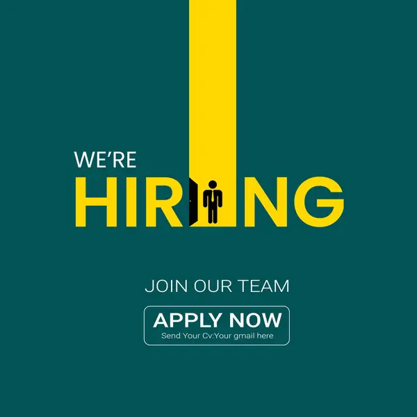 İşe alım için açık pozisyon tasarımı yapıyoruz, yaratıcı tasarım takımı için işe alıyoruz. 3B Görüntü