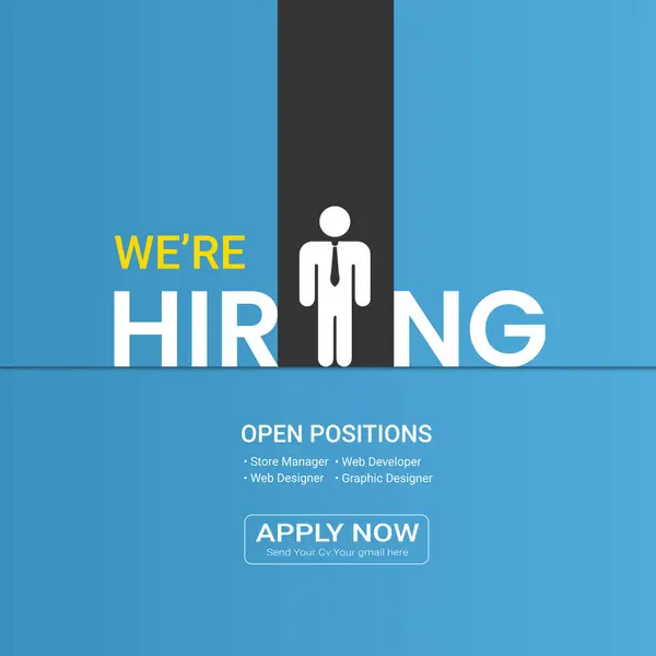 İşe alım için açık pozisyon tasarımı yapıyoruz, yaratıcı tasarım takımı için işe alıyoruz. 3B Görüntü