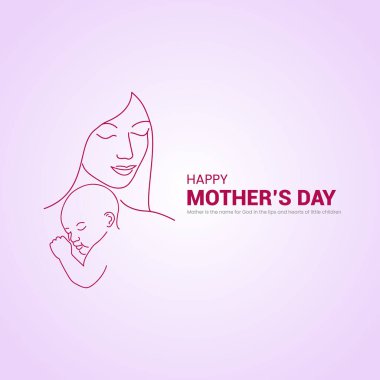 Anneler Günün kutlu olsun. Anneler günü tebrik kartı. yaratıcı Anneler Günü postası