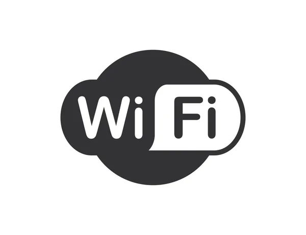 Wifiロゴゾーンアイコン 場所Wifiイラストシンボル 利用可能なインターネットベクトルのフラット — ストックベクタ
