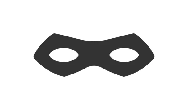 Máscara Simples Para Proteger Ícone Identidade Secreta Desenho Ilustração Vetorial —  Vetores de Stock