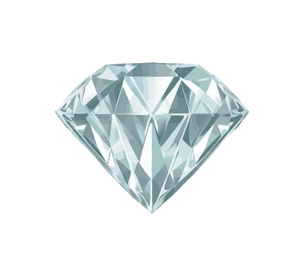 Ícone Diamante Desenho Ilustração Vetorial — Vetor de Stock