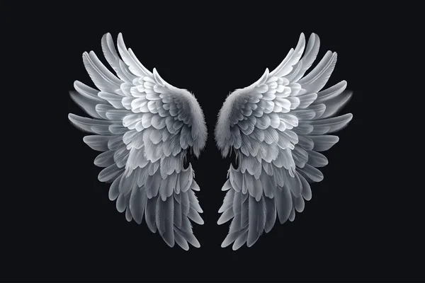 天使の翼イラスト ベクトルデザイン — ストックベクタ