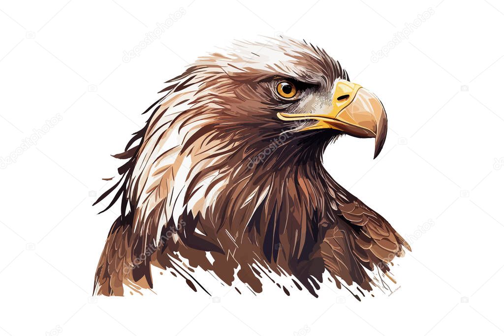 Eagle head icon. Vector illustration desing.