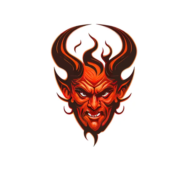 Diablo Icon Vector Illustration Desing — Stock Vector