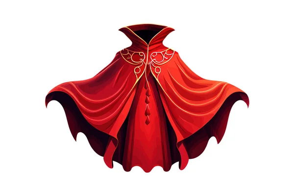 Capa Roja Diseño Ilustración Vectorial — Vector de stock