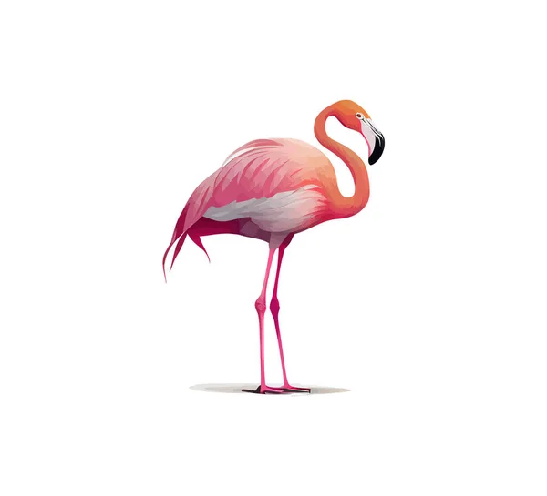 Flamingos Vektorillustration — Stockvektor