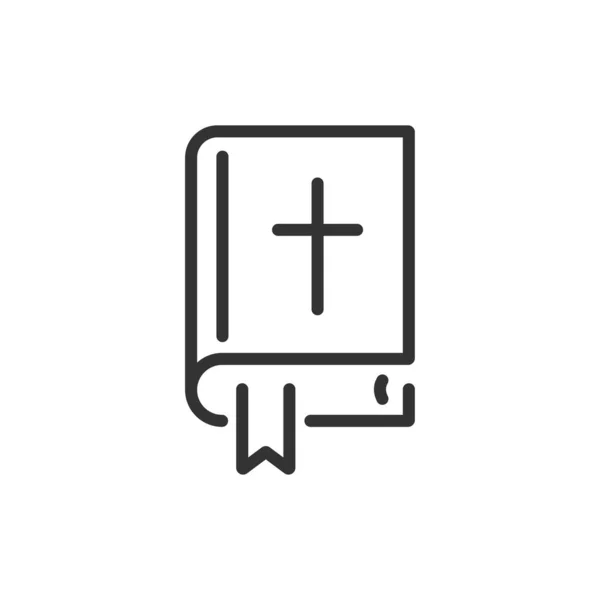 Ikona Pisma Świętego Projekt Ilustracji Wektorowej — Wektor stockowy