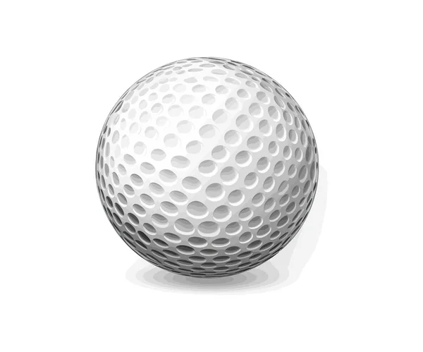 Palla Golf Progettazione Illustrazione Vettoriale — Vettoriale Stock
