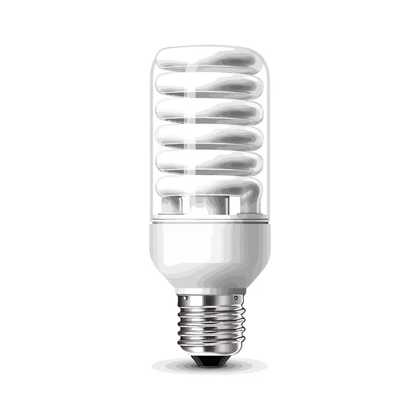 Lampe Économie Énergie Illustration Vectorielle — Image vectorielle