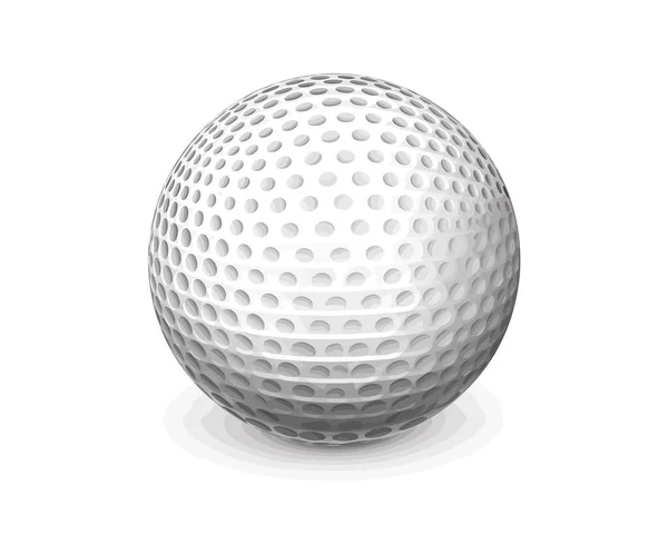 Golf Ball Vektor Illustrationsdesign — Stockvektor