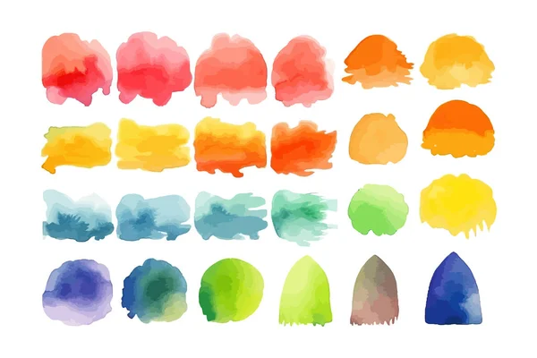 Watercolor Rainbow White Background Vector Illustration Design — Stock Vector