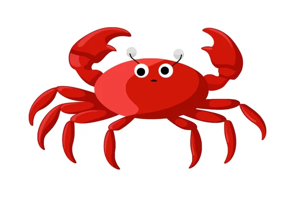 Icône Crabe Illustration Vectorielle — Image vectorielle