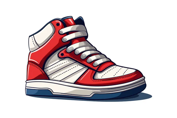 Turnschuhe Schuh Schuhe Vektor Illustrationsdesign — Stockvektor