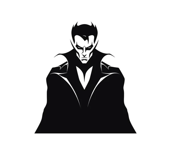 Stehender Vampir Vektor Illustrationsdesign — Stockvektor